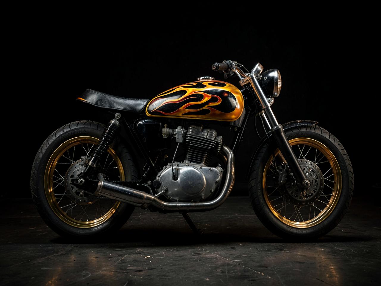 Flame-Kissed Bobber — Infamous Cycles
